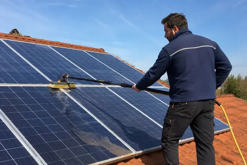 Nettoyage et entretien de panneaux solaires aux Velluire-sur-Vendée