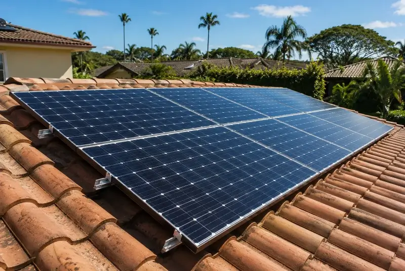 Installation de panneaux solaires aux Velluire-sur-Vendée
